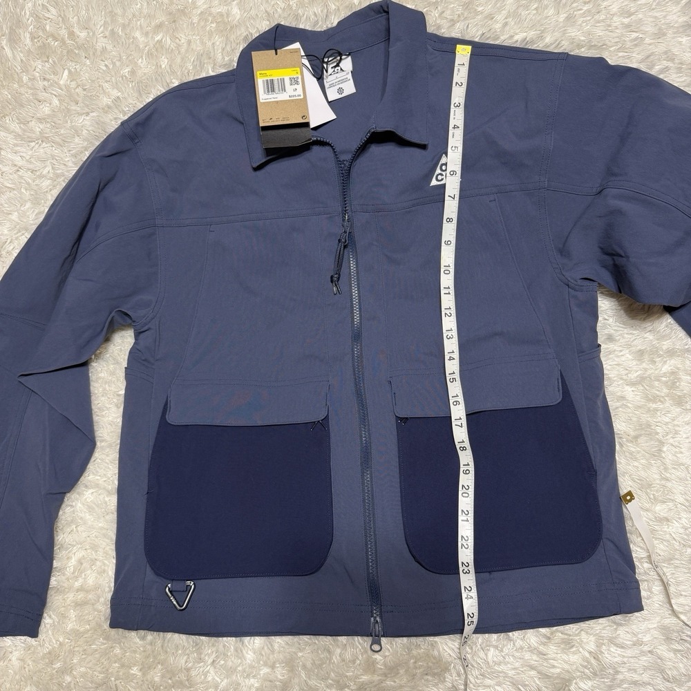 Men's Small - Nike ACG "Smith Summit" UV Repel Jacket Navy Blue HV0598-437 - Picture 7 of 8